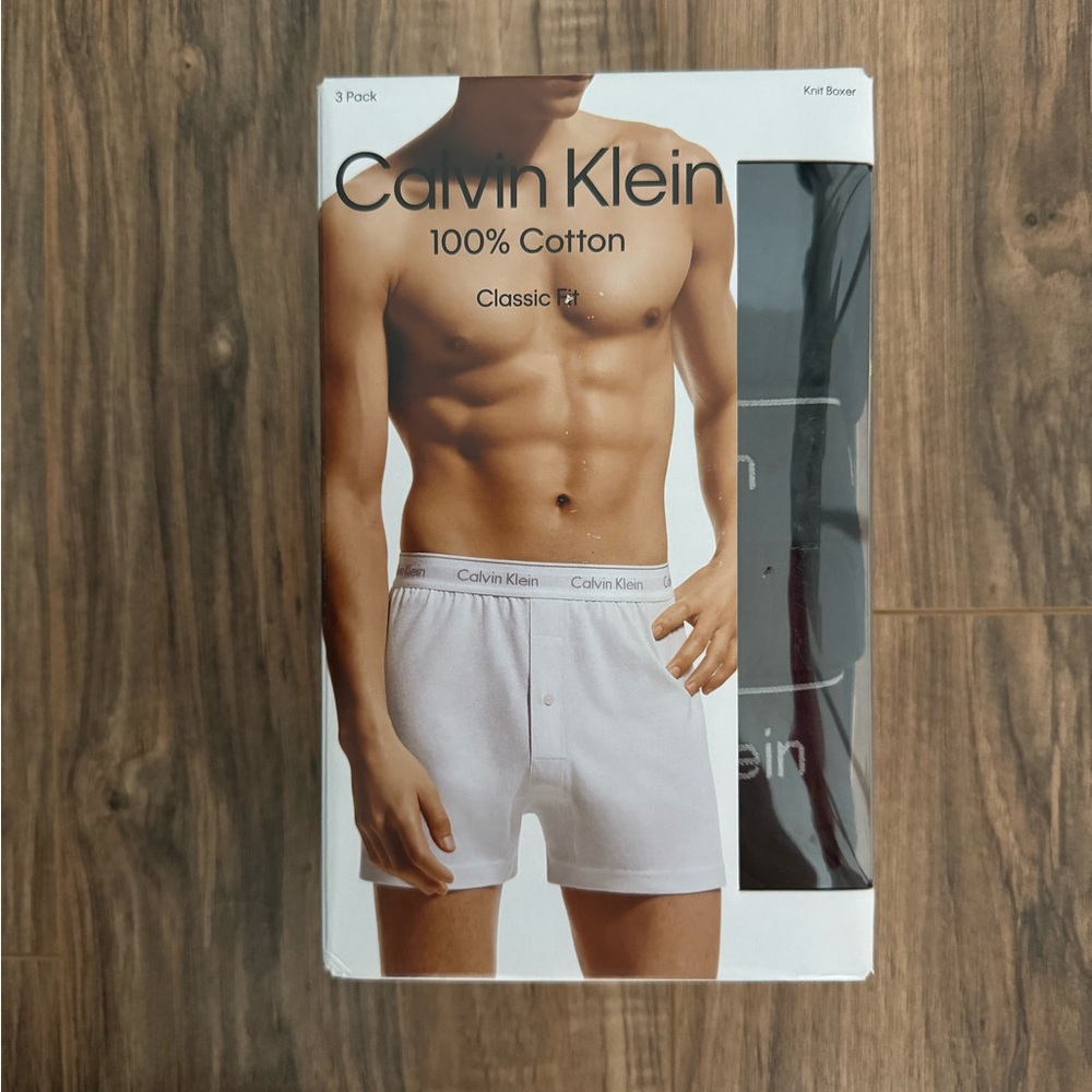 Calvin Klein Men’s Knit Boxers - 3 Pack